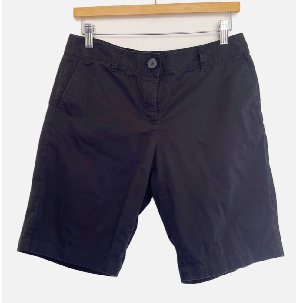 Ann Taylor LOFT Original black chino shorts 6